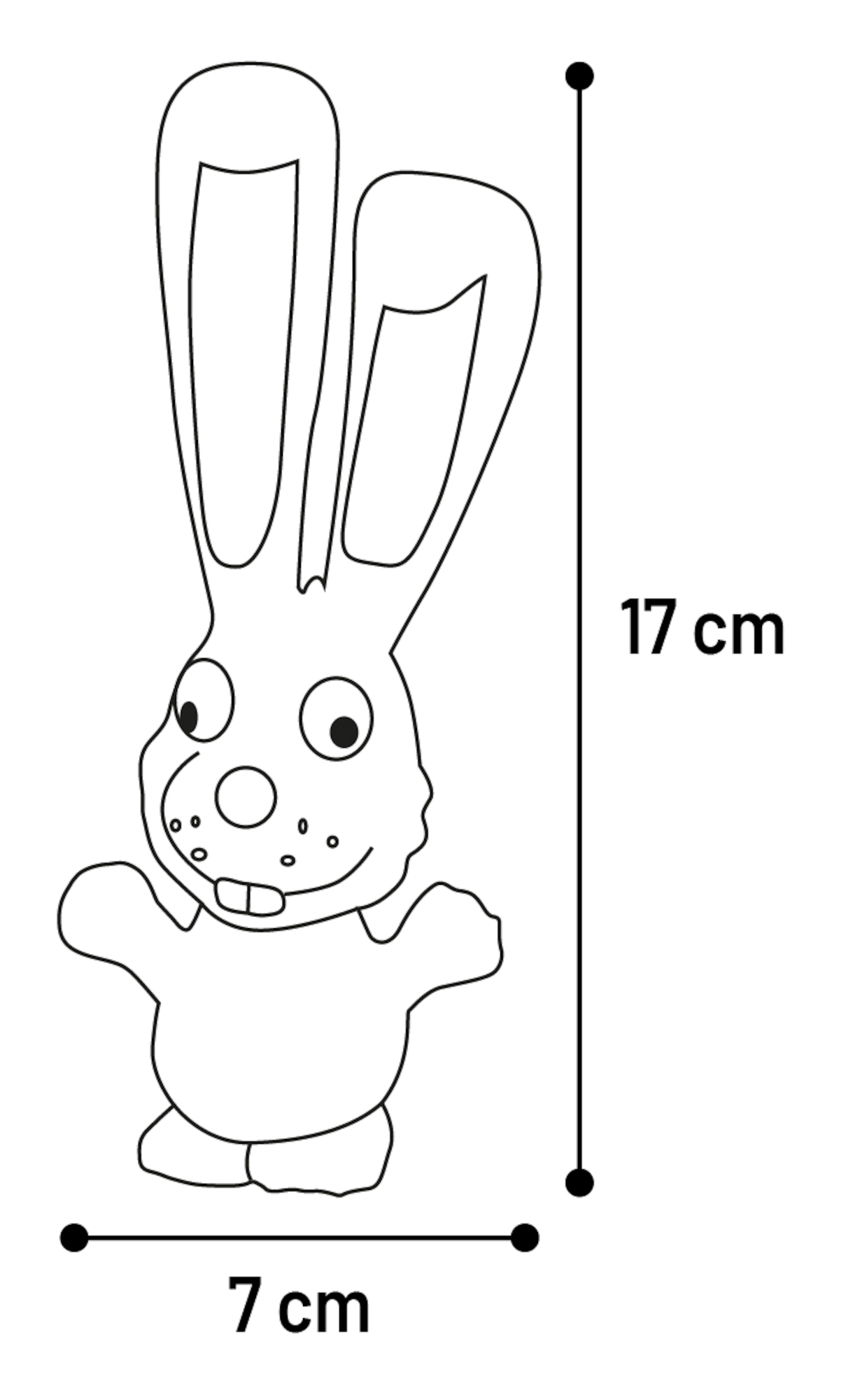 Flamingo Speelgoed Teeta Ezel & Hond & Vos & Konijn Meerdere kleuren