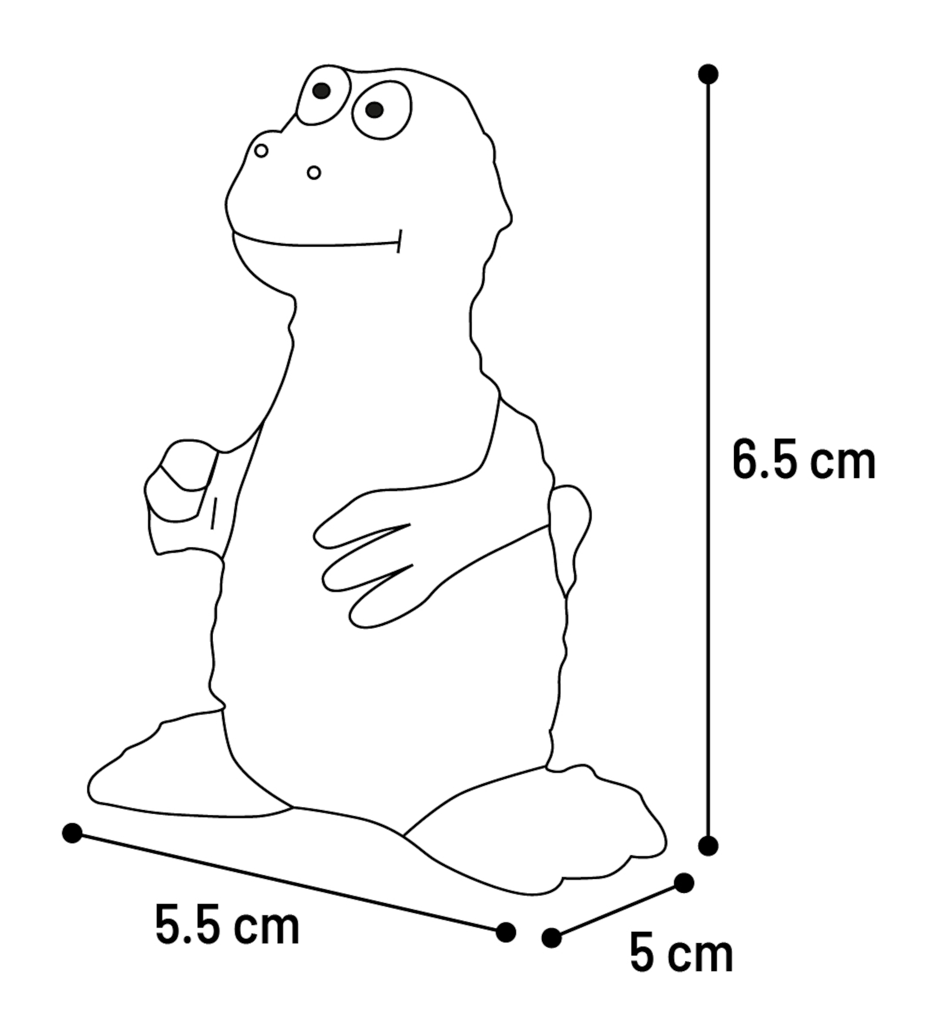 Flamingo Toy Donnie Dinosaur Multiple colours