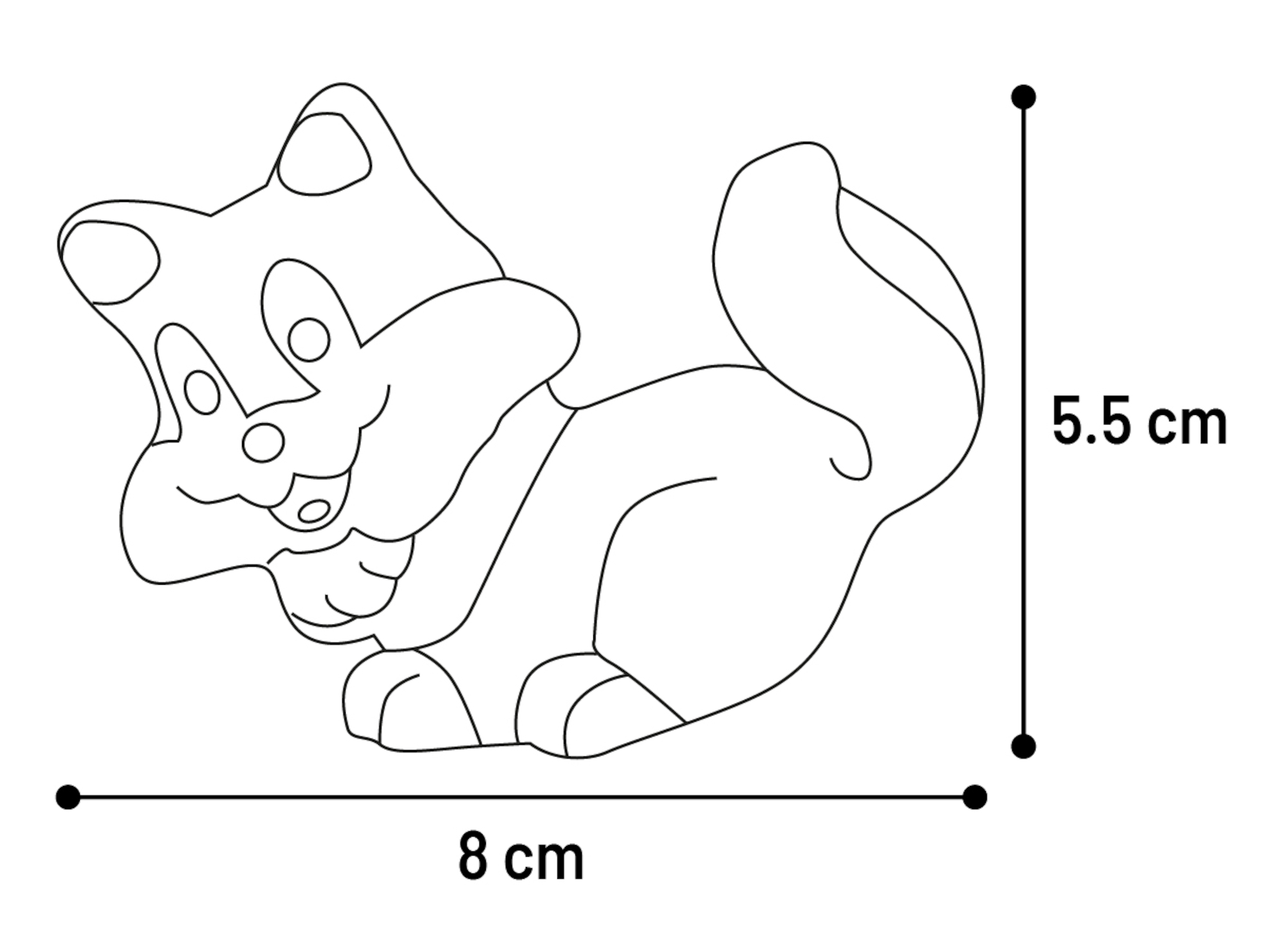 Flamingo Speelgoed Homa Hond & Eekhoorn & Kat & Muis Meerdere kleuren
