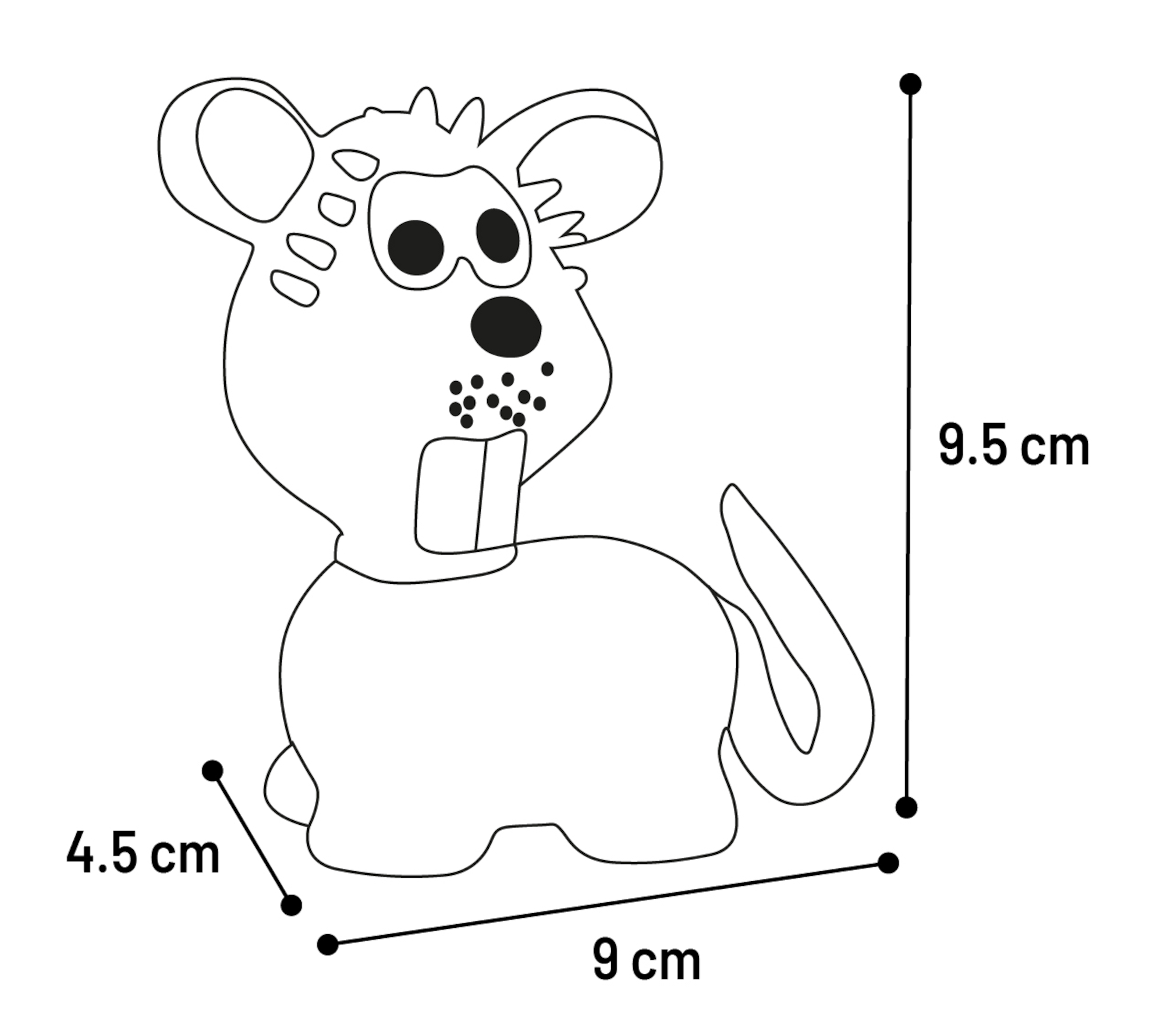 Flamingo Toy Huva Rat & Mouse & Lion Multiple colours