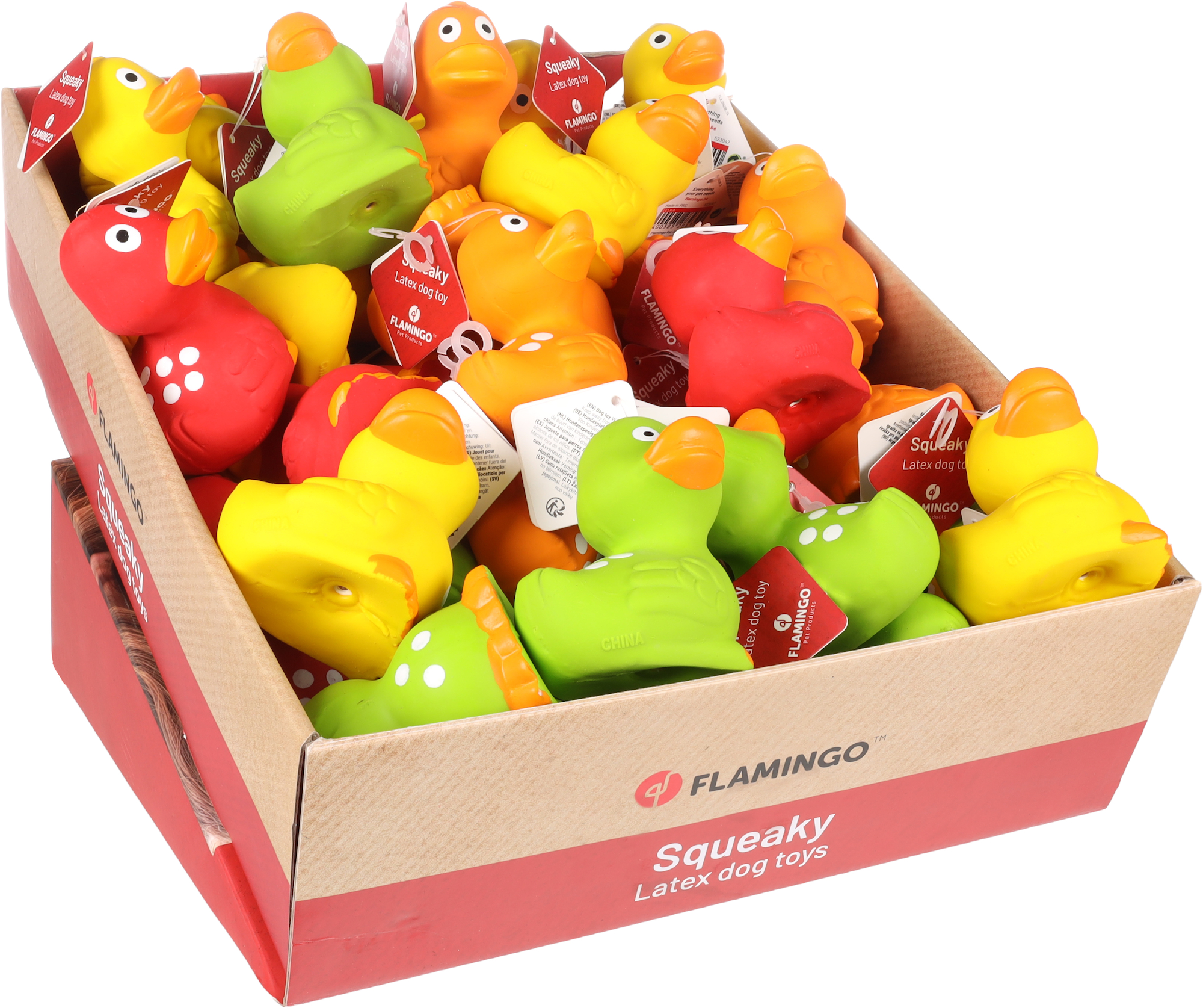 Flamingo Speelgoed Lelka Eend Meerdere kleuren