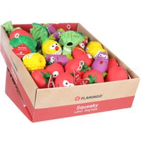 Flamingo Speelgoed Helta Ananas & Aubergine & Aardbei & Broccoli Meerdere kleuren