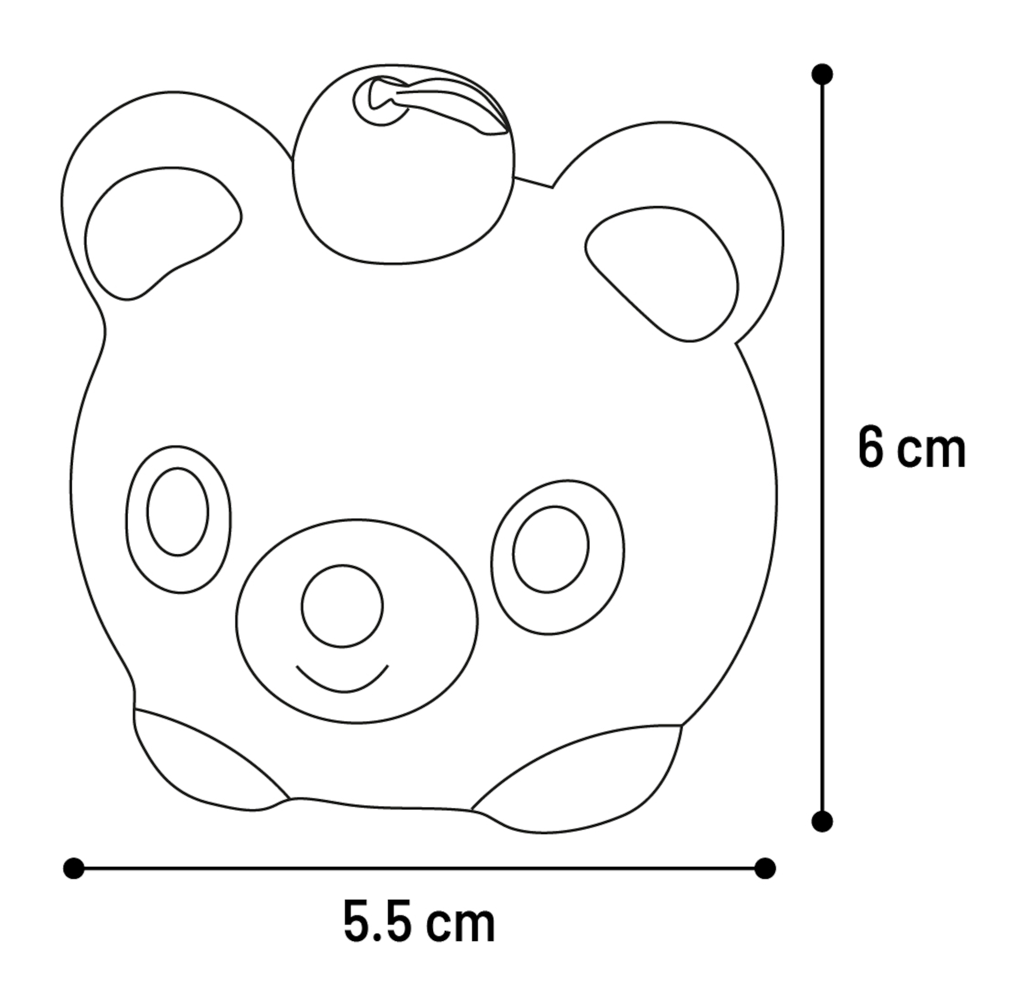 Flamingo Speelgoed Potso Pinguin & Beer & Konijn & Kikker Meerdere kleuren