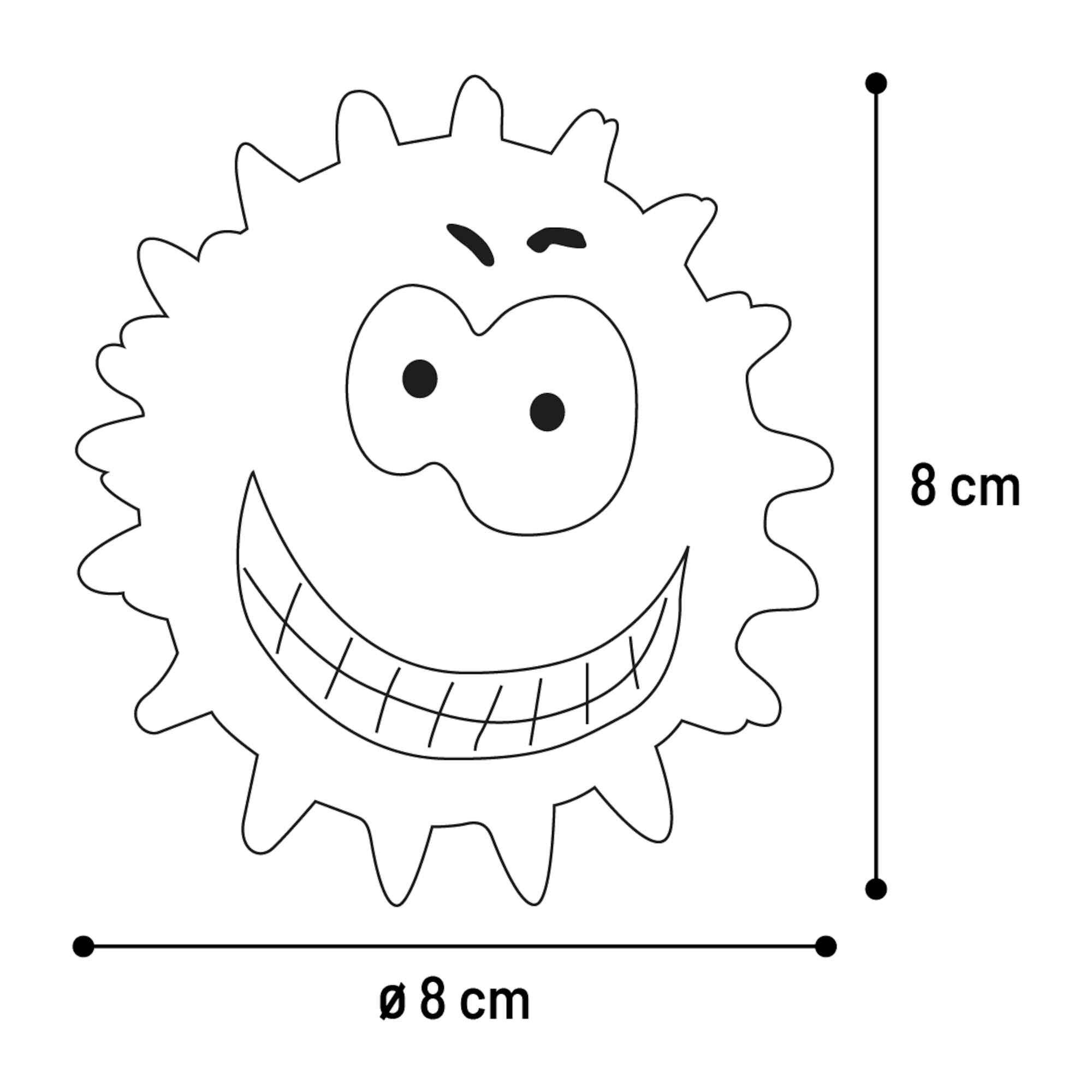 Flamingo Toy Pinni Spike ball Multiple colours