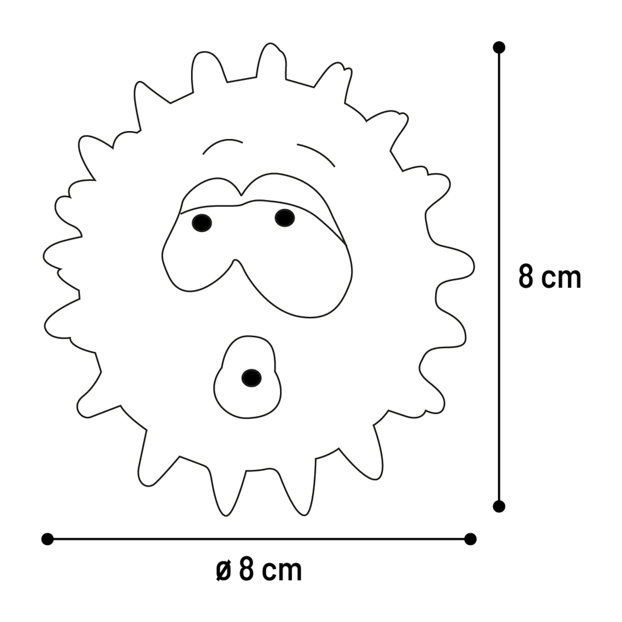 Flamingo Toy Pinni Spike ball Multiple colours