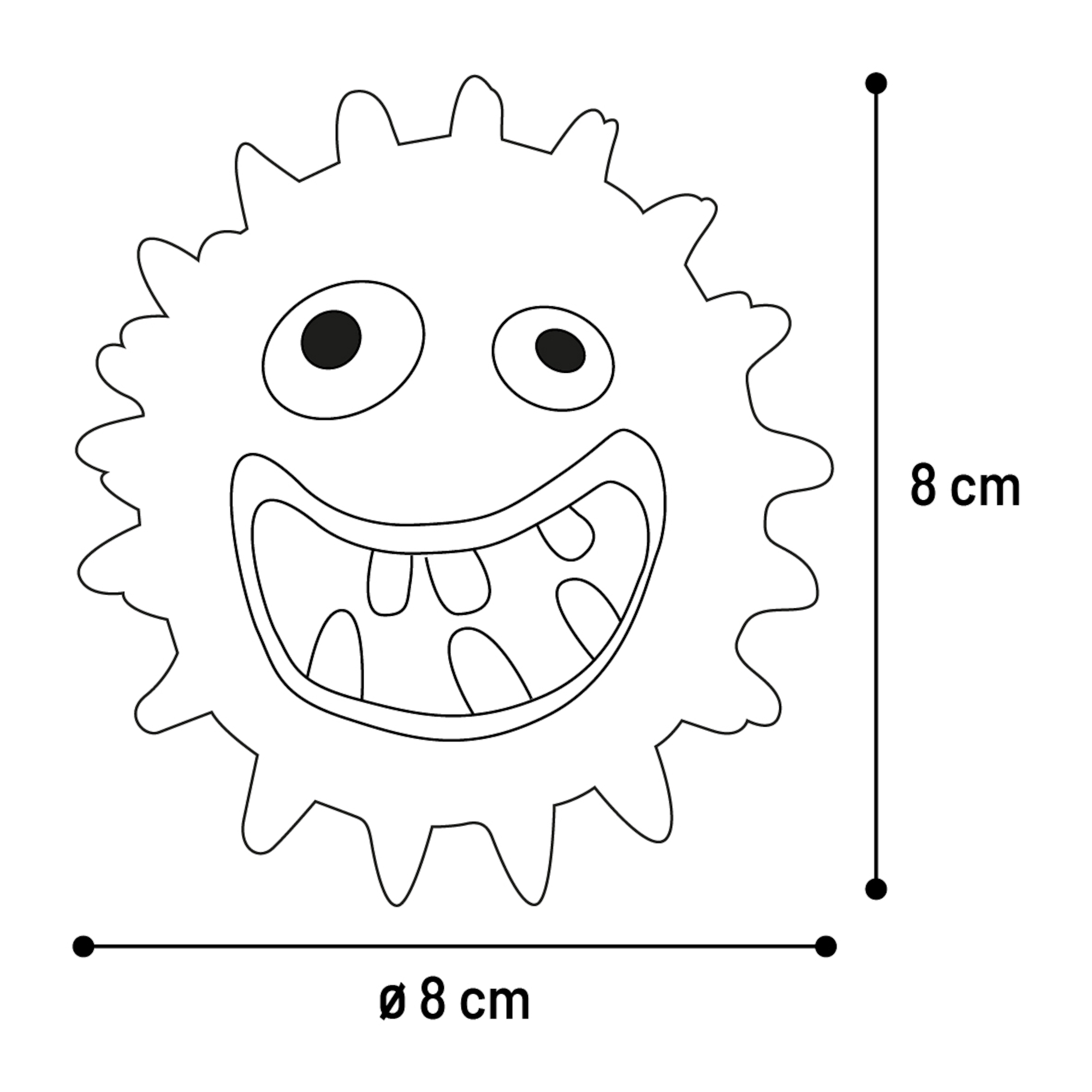 Flamingo Toy Pinni Spike ball Multiple colours