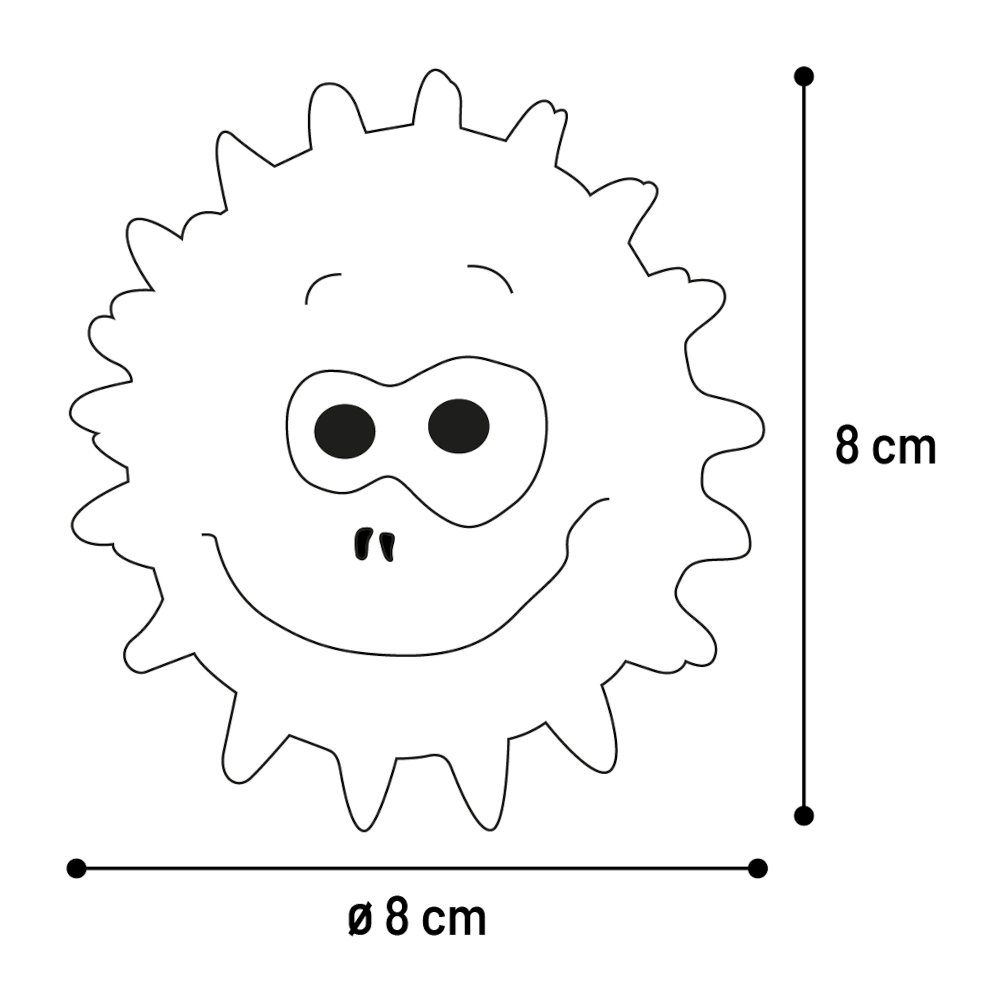 Flamingo Toy Pinni Spike ball Multiple colours