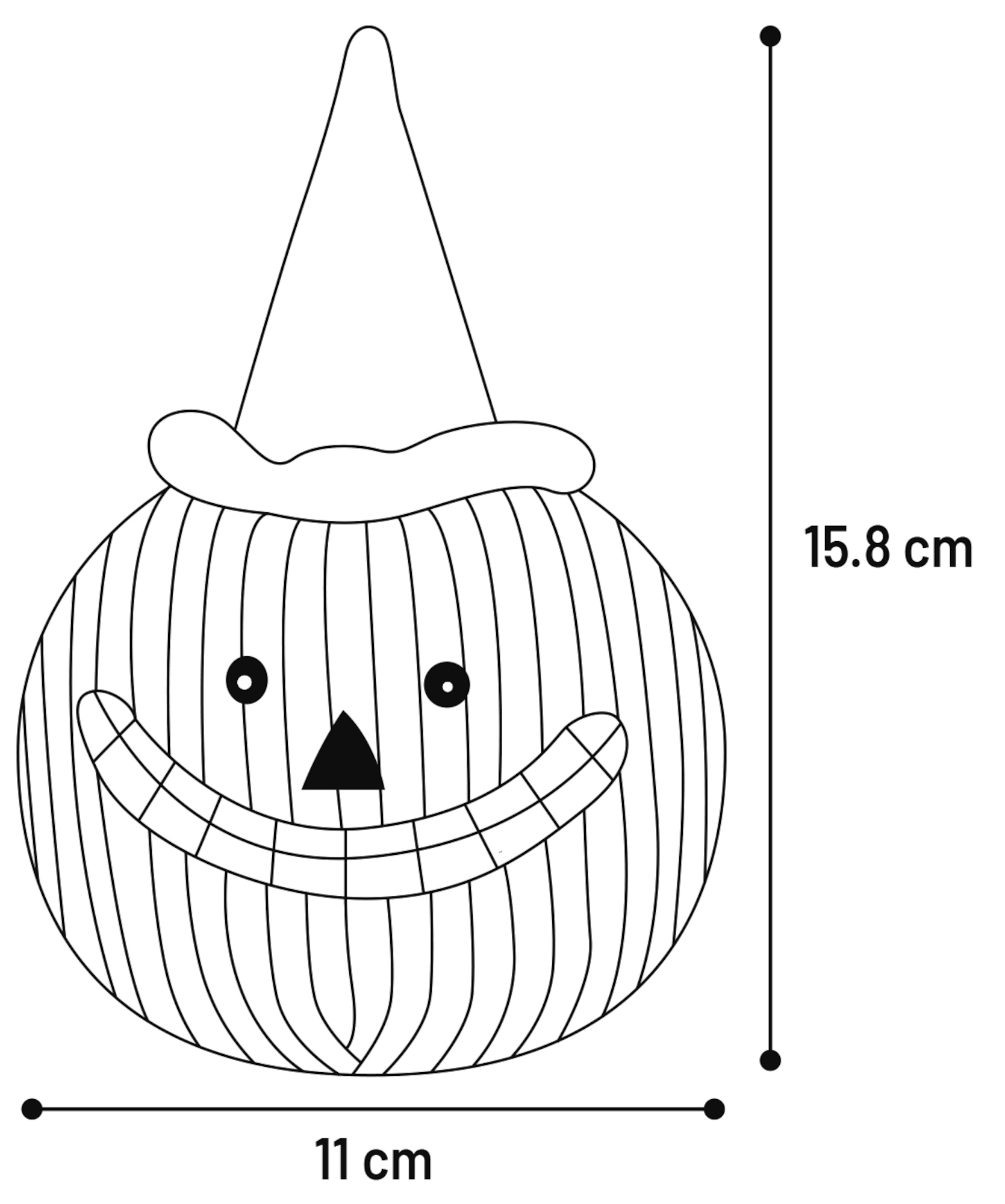Flamingo Halloween Giocattolo Pumpa Zucca Arancio 
