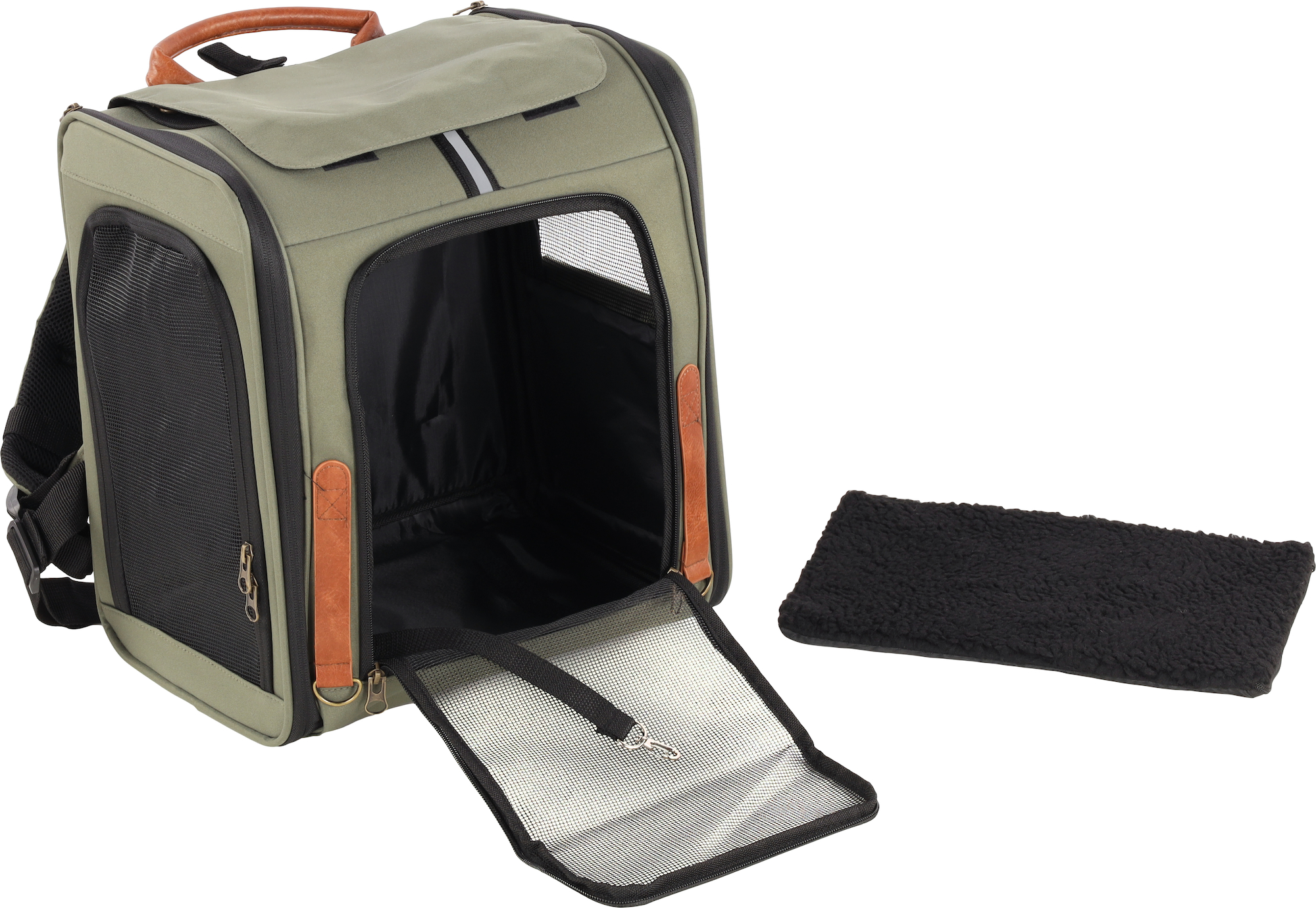 Flamingo Backpack Yoda Green