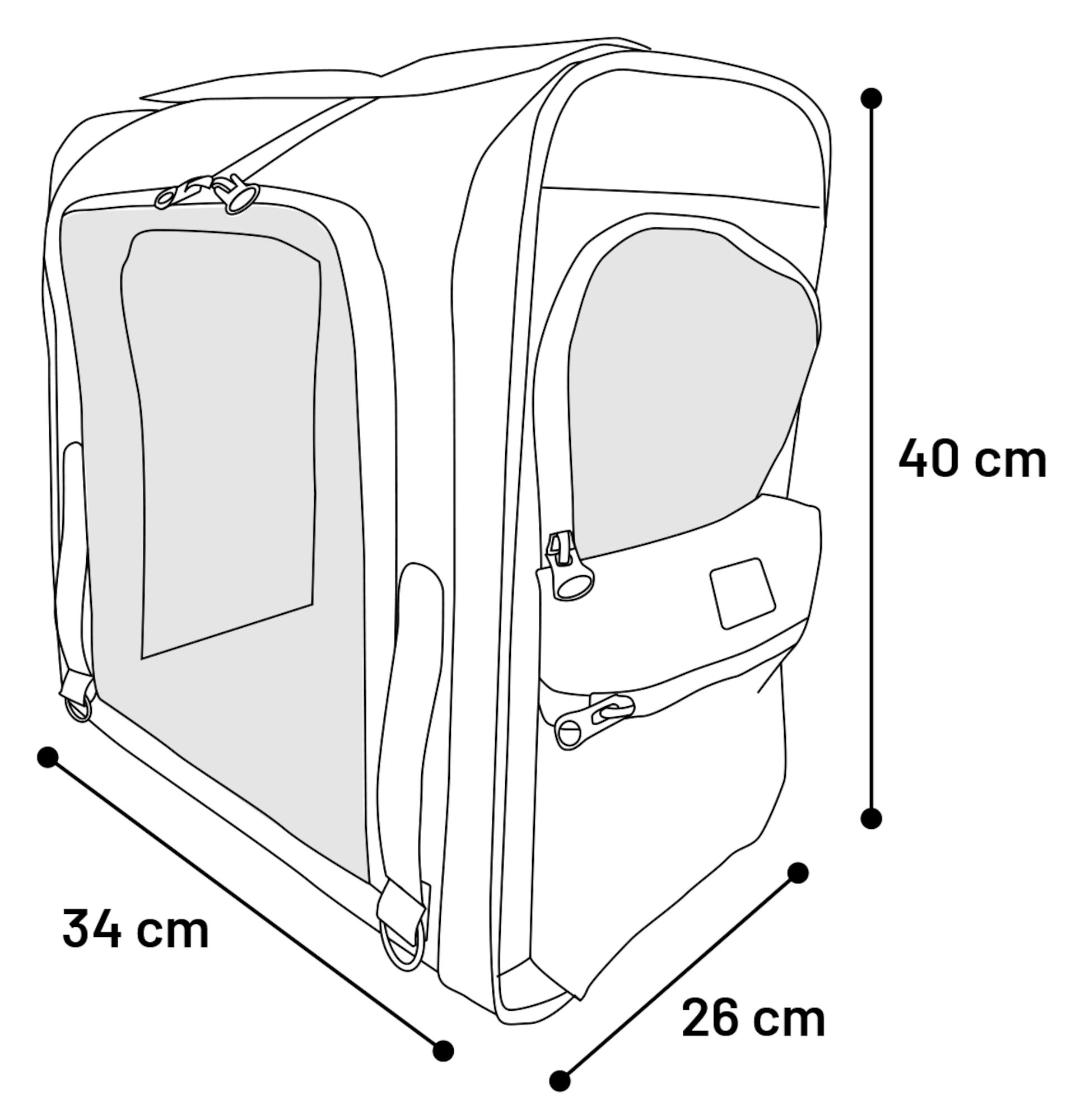 Flamingo Backpack Yoda Green