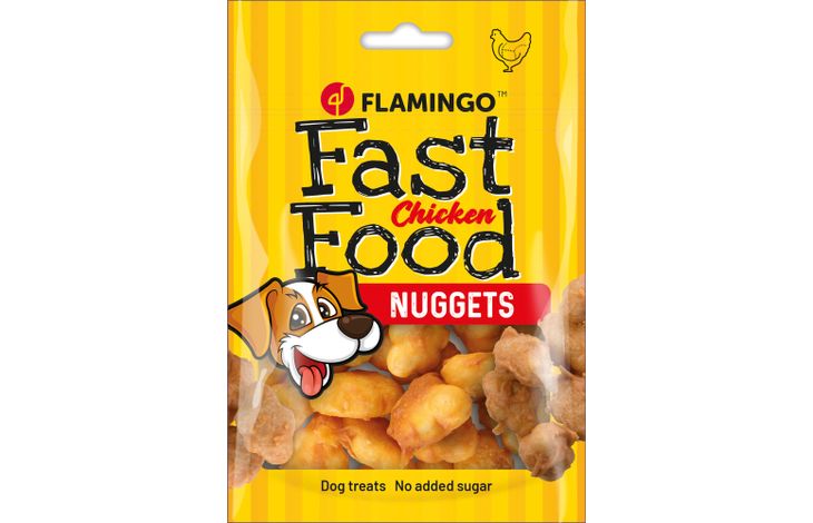 Flamingo Snacks Fast Food Nuggets with chicken 