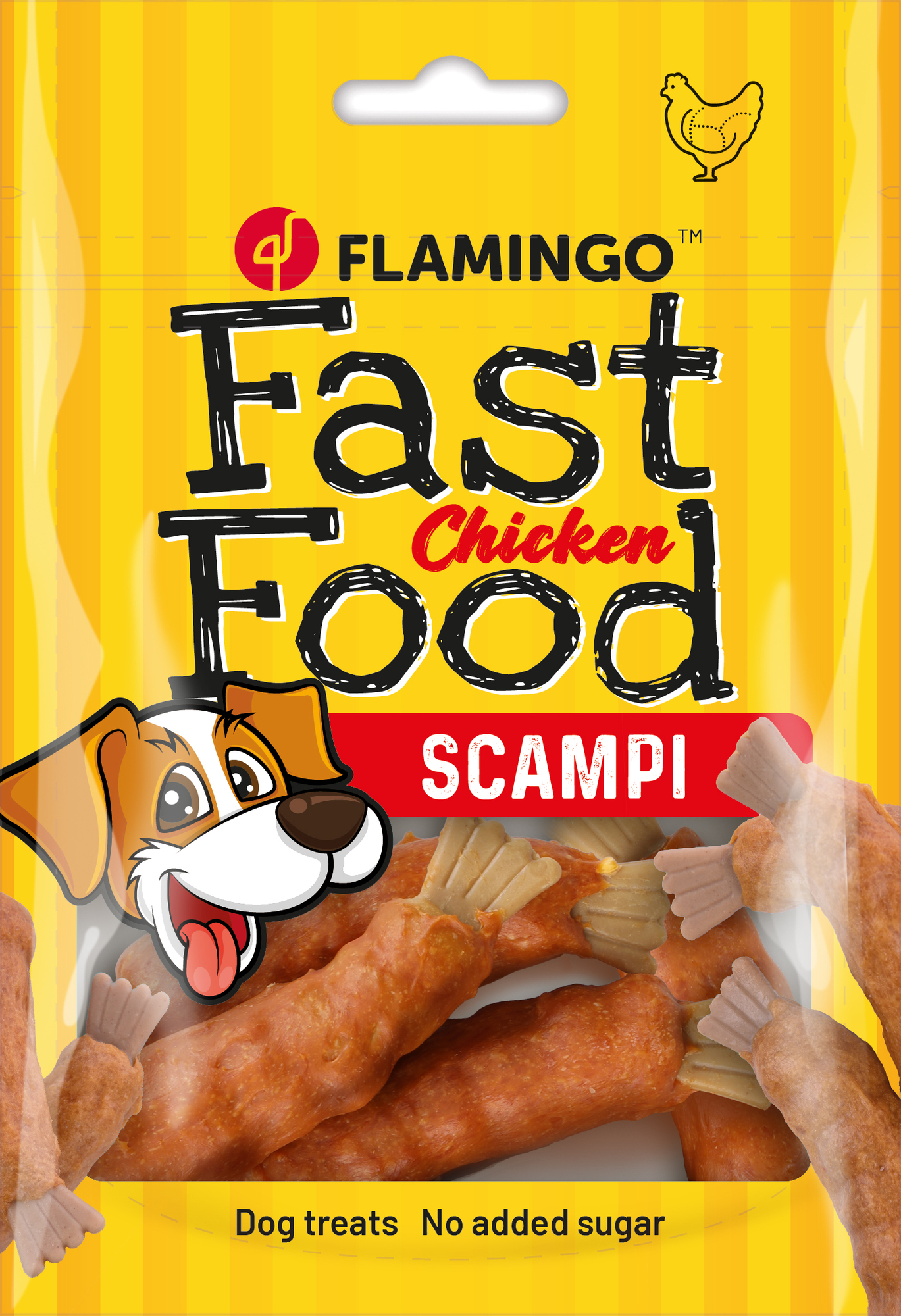 Flamingo Snacks Fast Food Scampi with chicken 