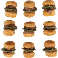 Flamingo Snacks Fast Food Mini hamburger with chicken 