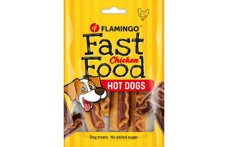 Flamingo Snack Fast Food Hotdog met kip 
