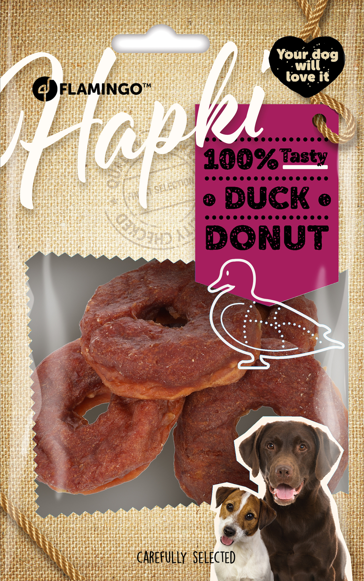 Flamingo Snacks Hapki Donut with duck 