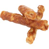 Flamingo Snack Zero rawhide Staafjes  met kip & Pindakaas 12,5cm 40g / 3 st 120g