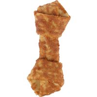 Flamingo Snack Zero rawhide Geknoopt Been  met kip & Pindakaas 20cm 180g