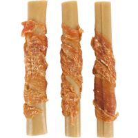 Flamingo Snack Zero rawhide Staaf  met kip 15cm 40gr / 3 st 120g