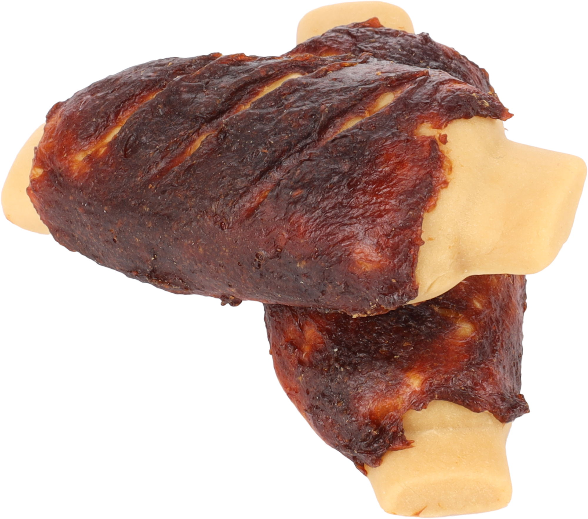 Flamingo Snacks Zero rawhide Rib  with chicken & with pork 40gr / 2 pcs 80gr