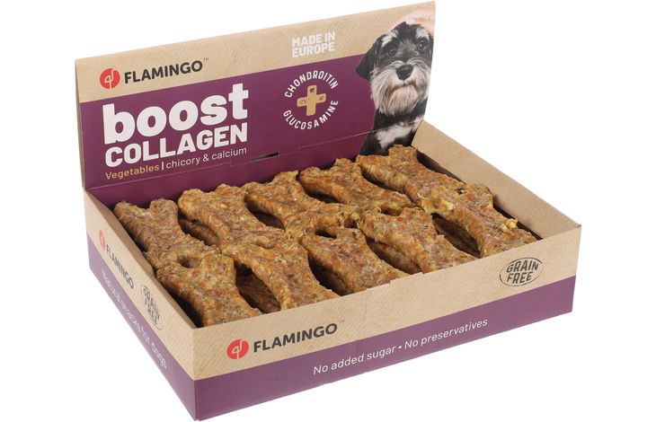 Flamingo Snack Boost Been met groenten & collageen 