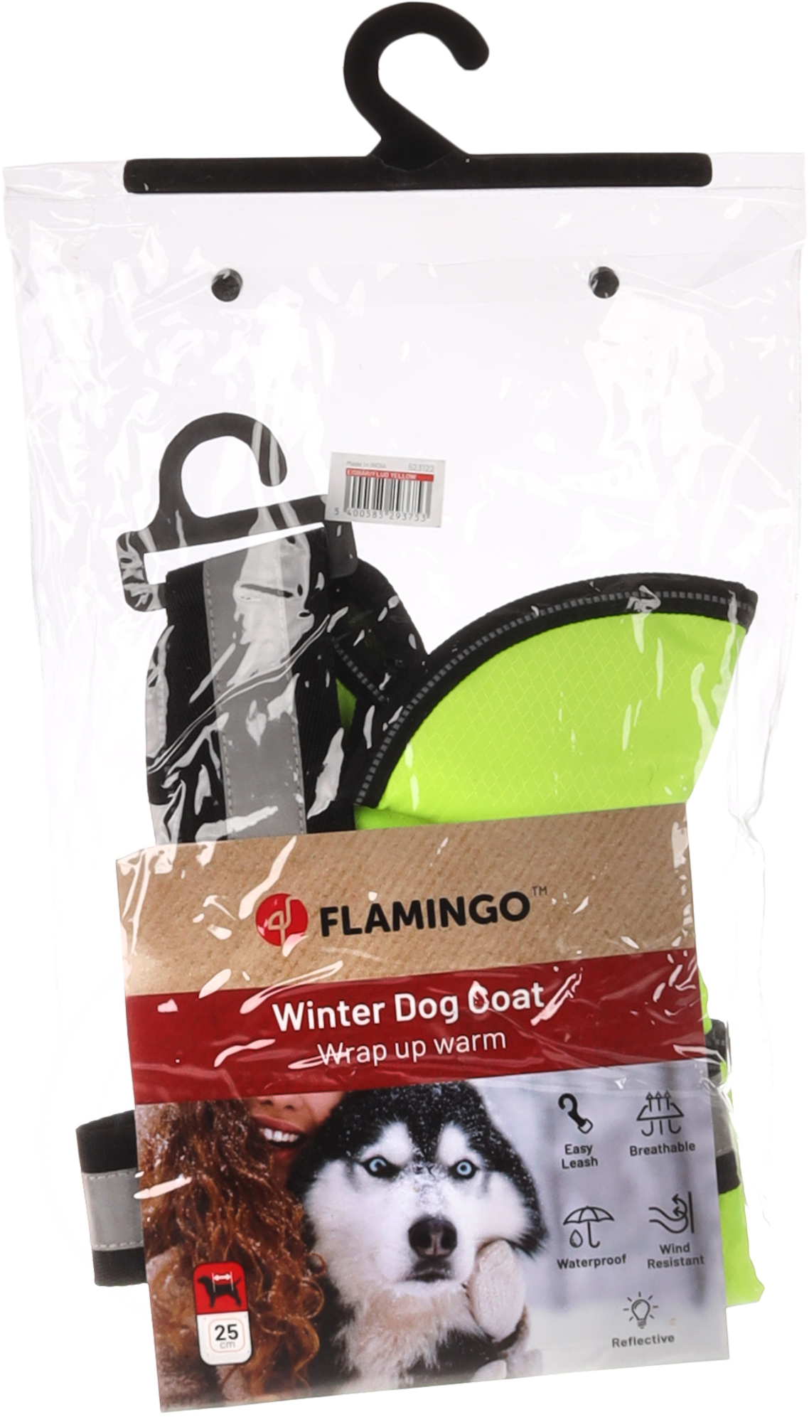 Flamingo Winter coat Eisbär Fluo yellow