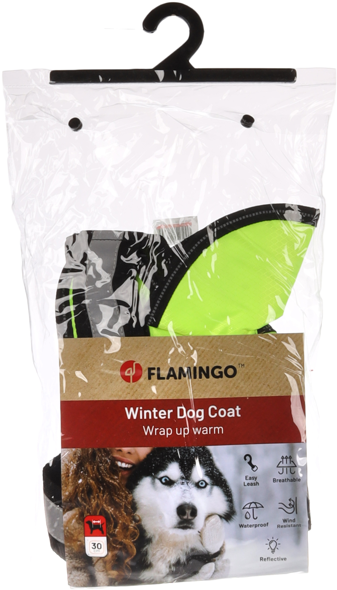 Flamingo Winter coat Eisbär Fluo yellow