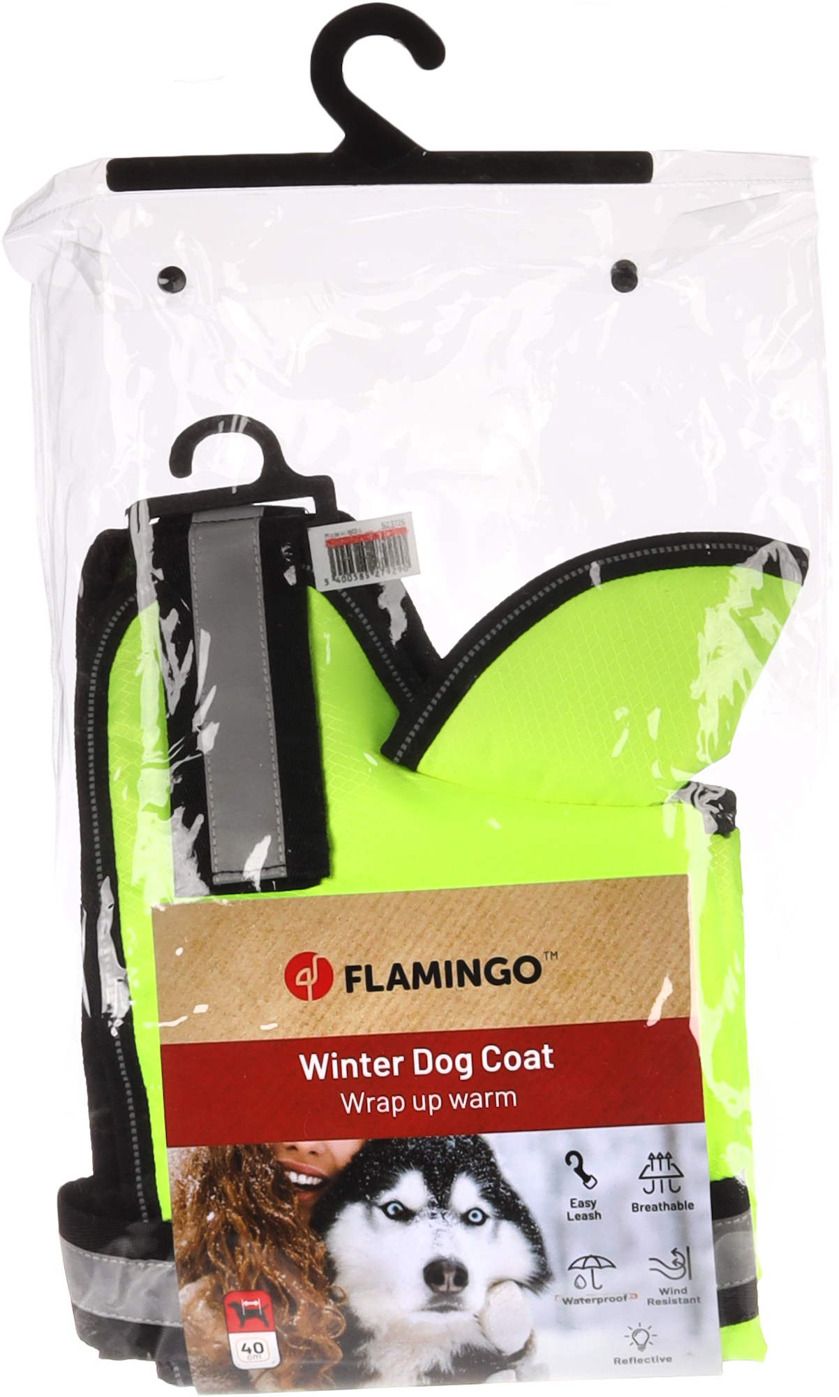 Flamingo Winter coat Eisbär Fluo yellow