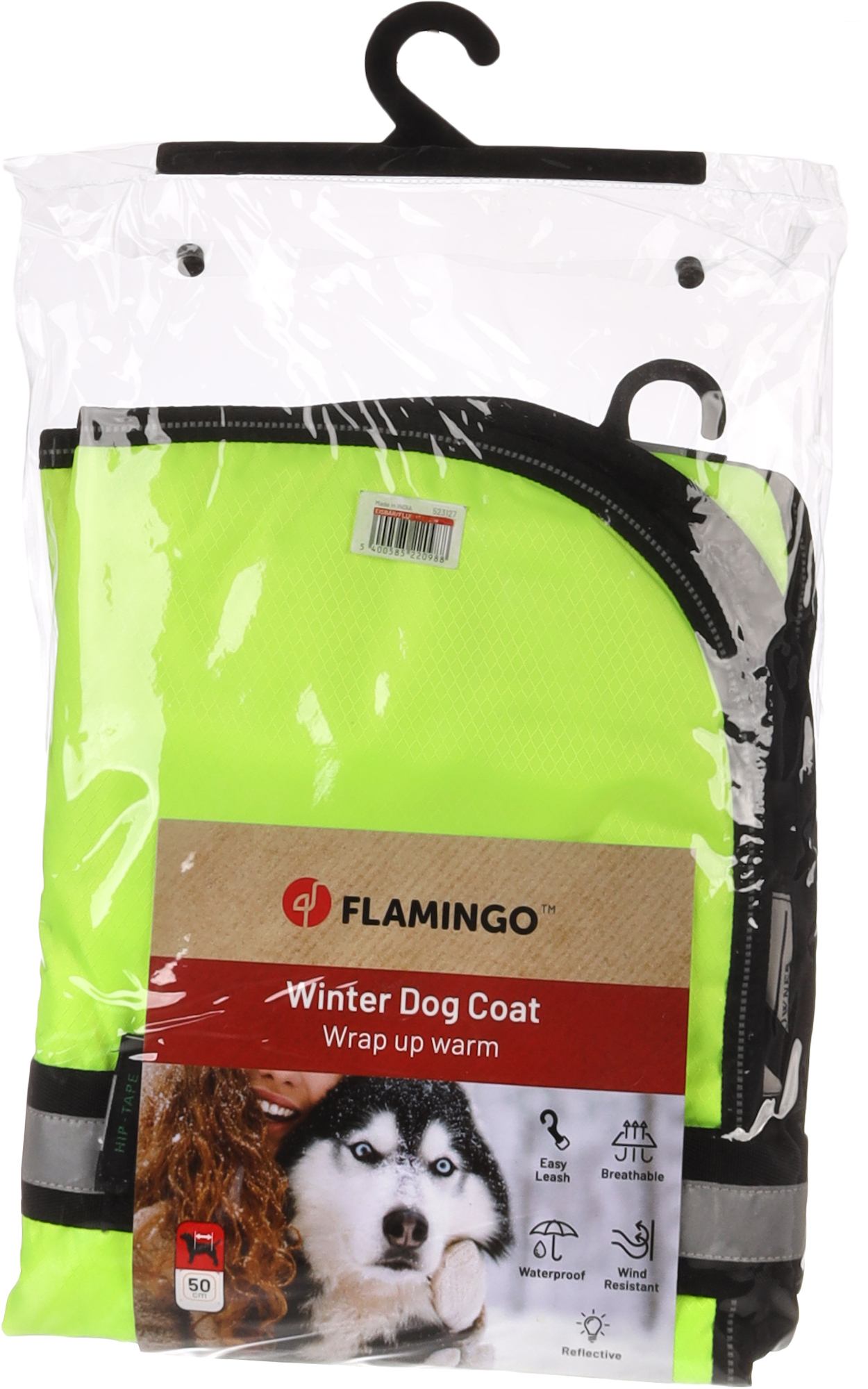 Flamingo Winter coat Eisbär Fluo yellow