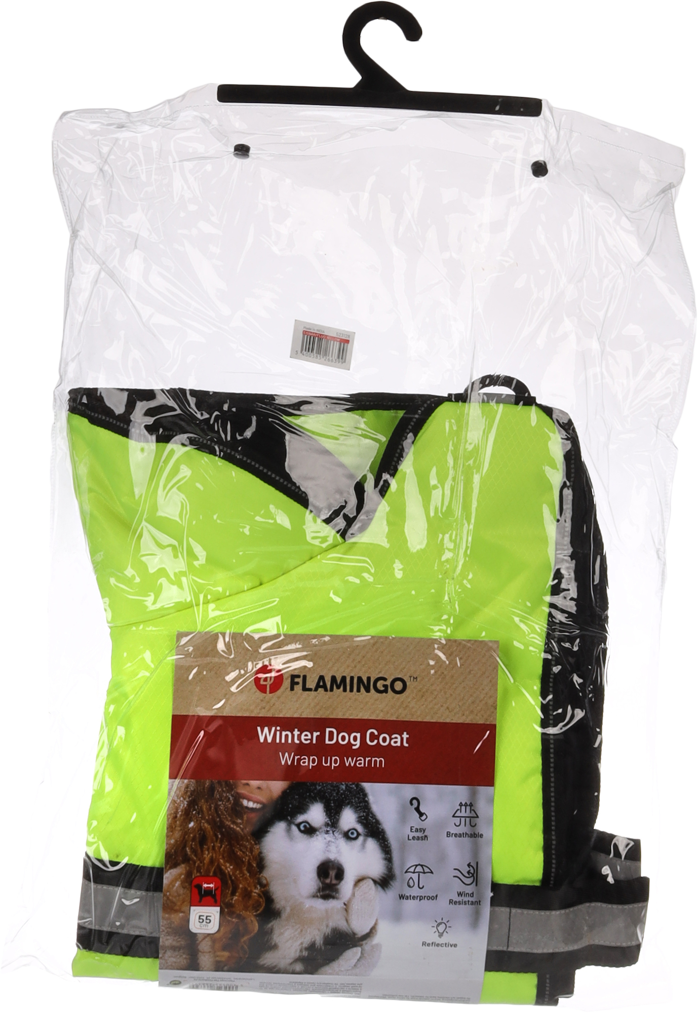 Flamingo Winter coat Eisbär Fluo yellow