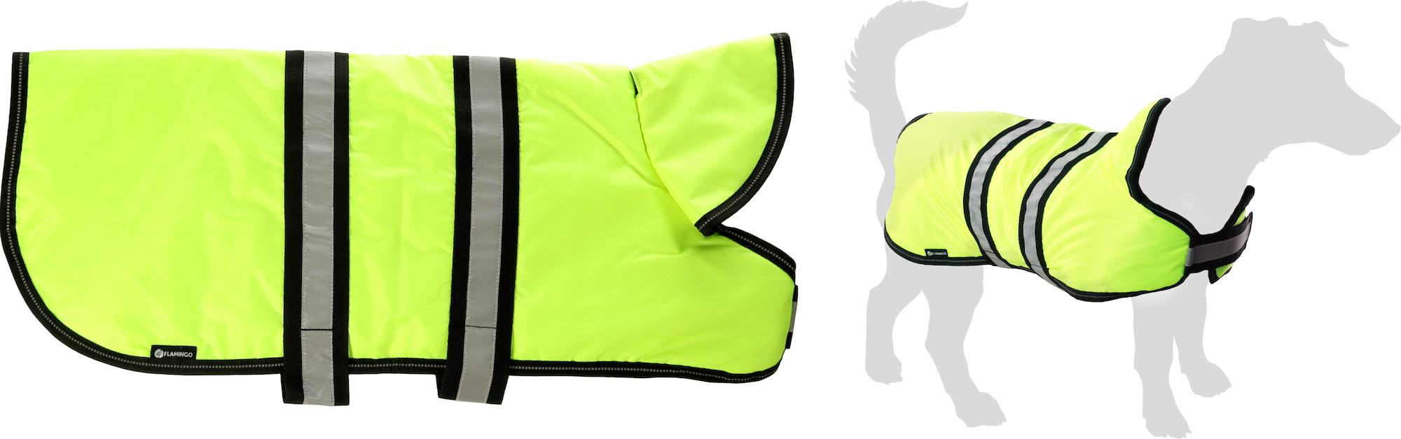 Flamingo Winter coat Eisbär Fluo yellow