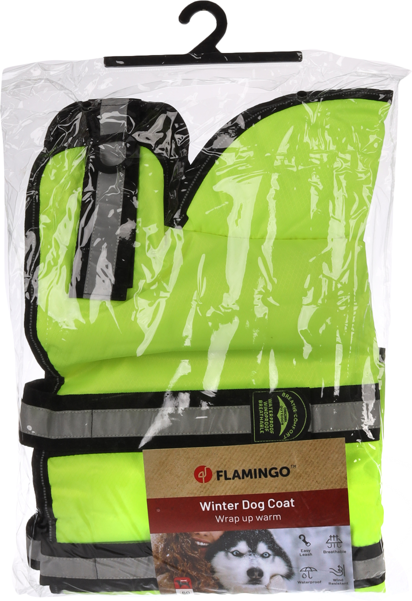 Flamingo Winter coat Eisbär Fluo yellow