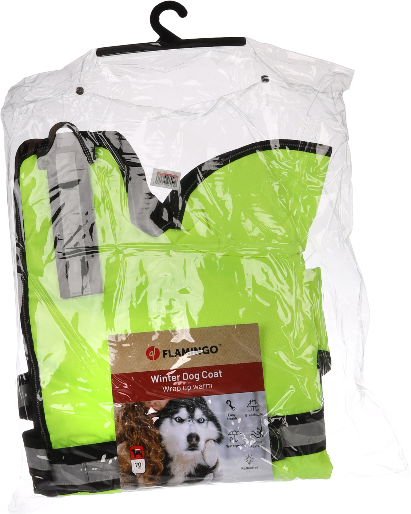 Flamingo Winter coat Eisbär Fluo yellow