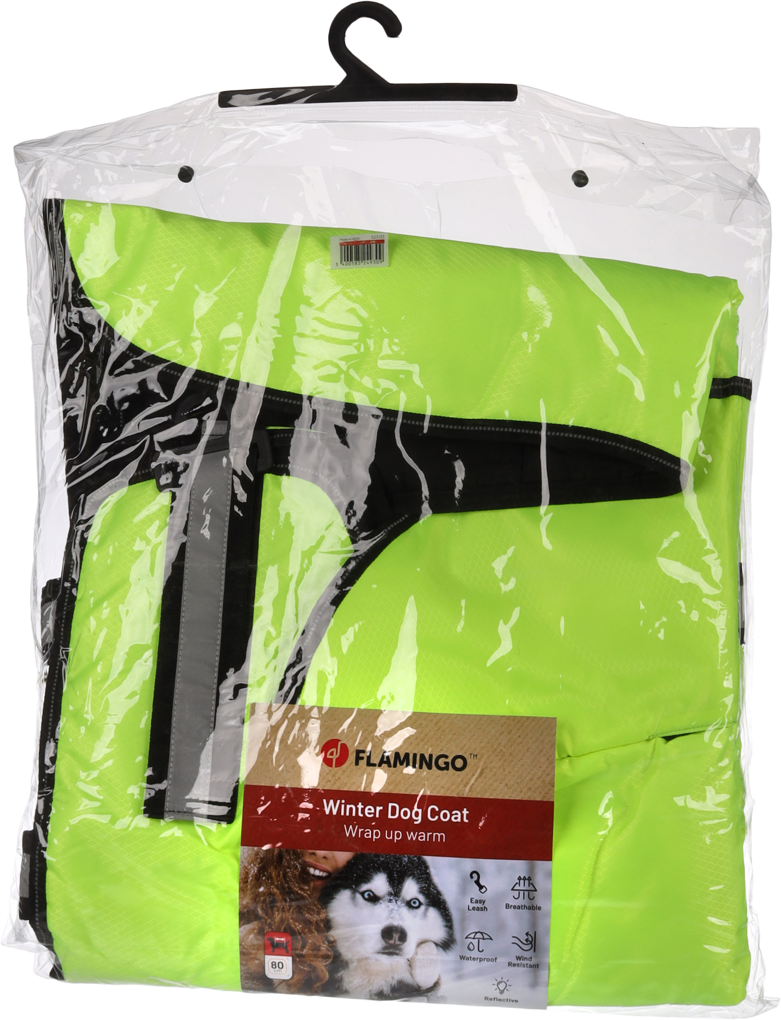 Flamingo Winter coat Eisbär Fluo yellow