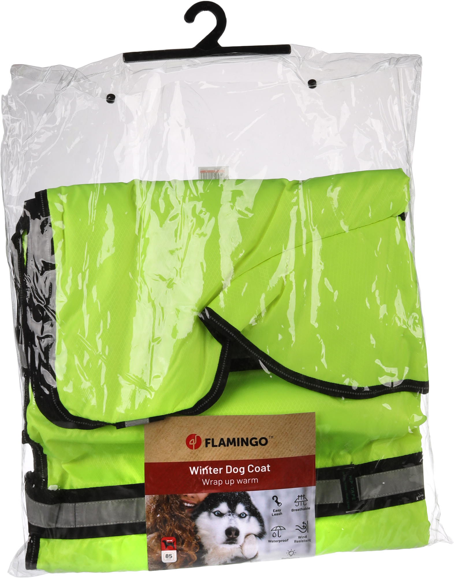 Flamingo Winter coat Eisbär Fluo yellow