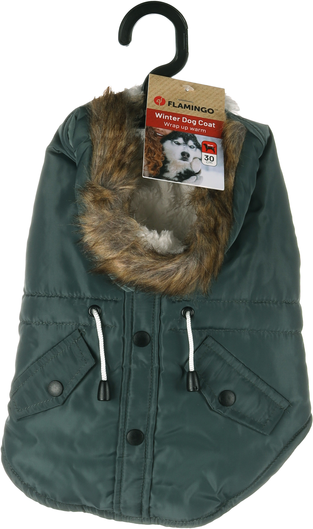 Flamingo Winter coat Kimo Green