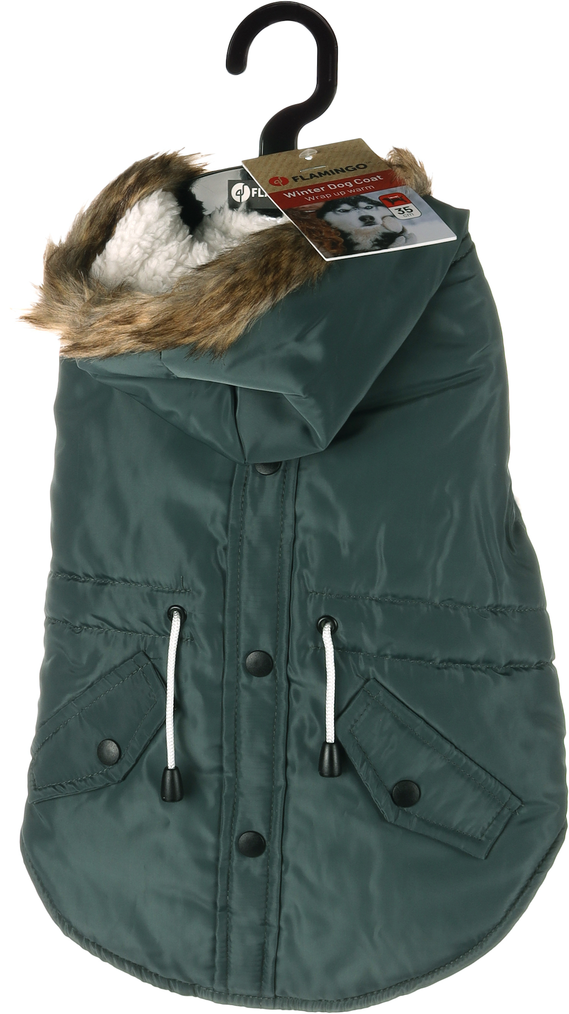 Flamingo Winter coat Kimo Green