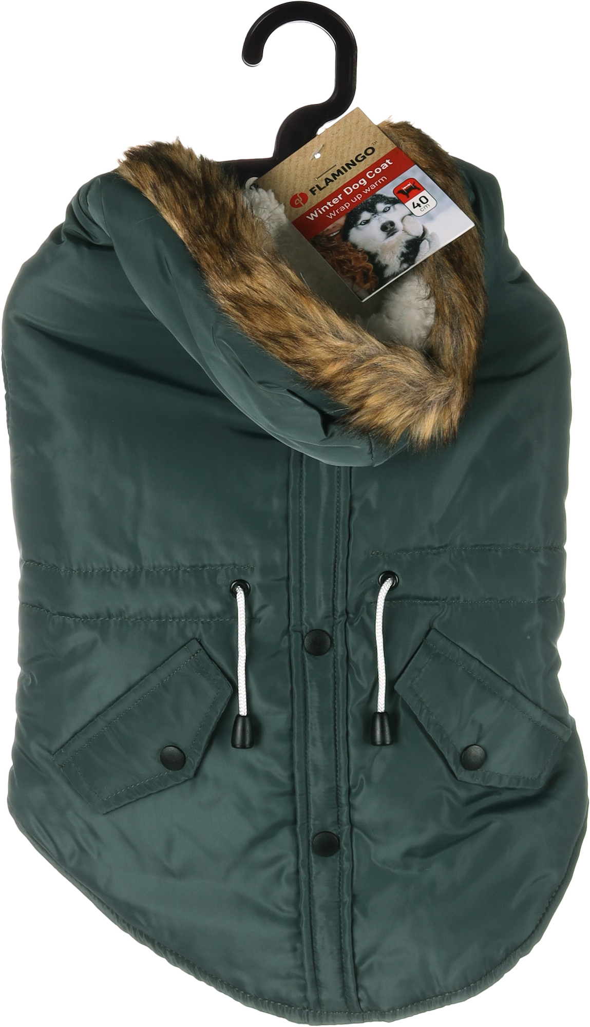 Flamingo Winter coat Kimo Green