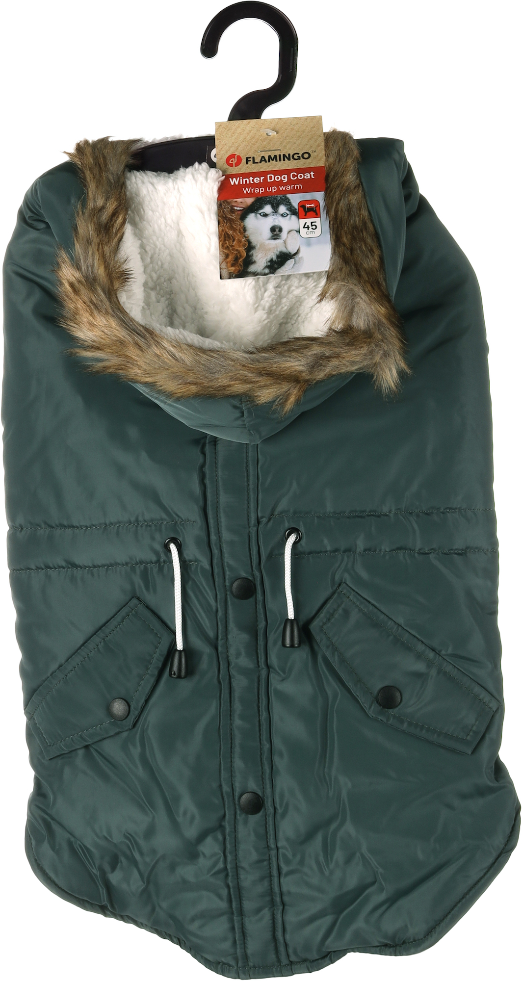 Flamingo Winter coat Kimo Green