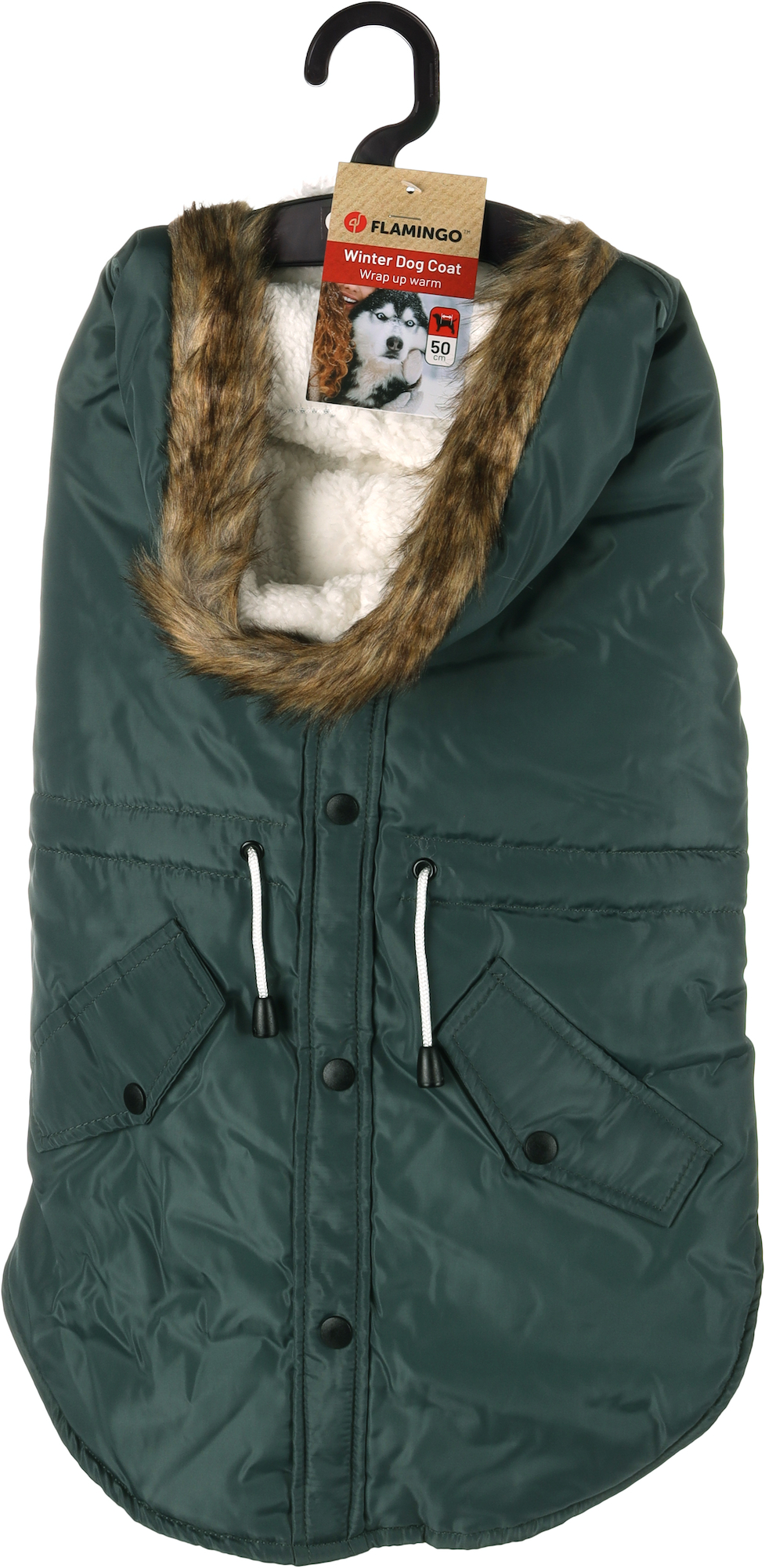 Flamingo Winter coat Kimo Green