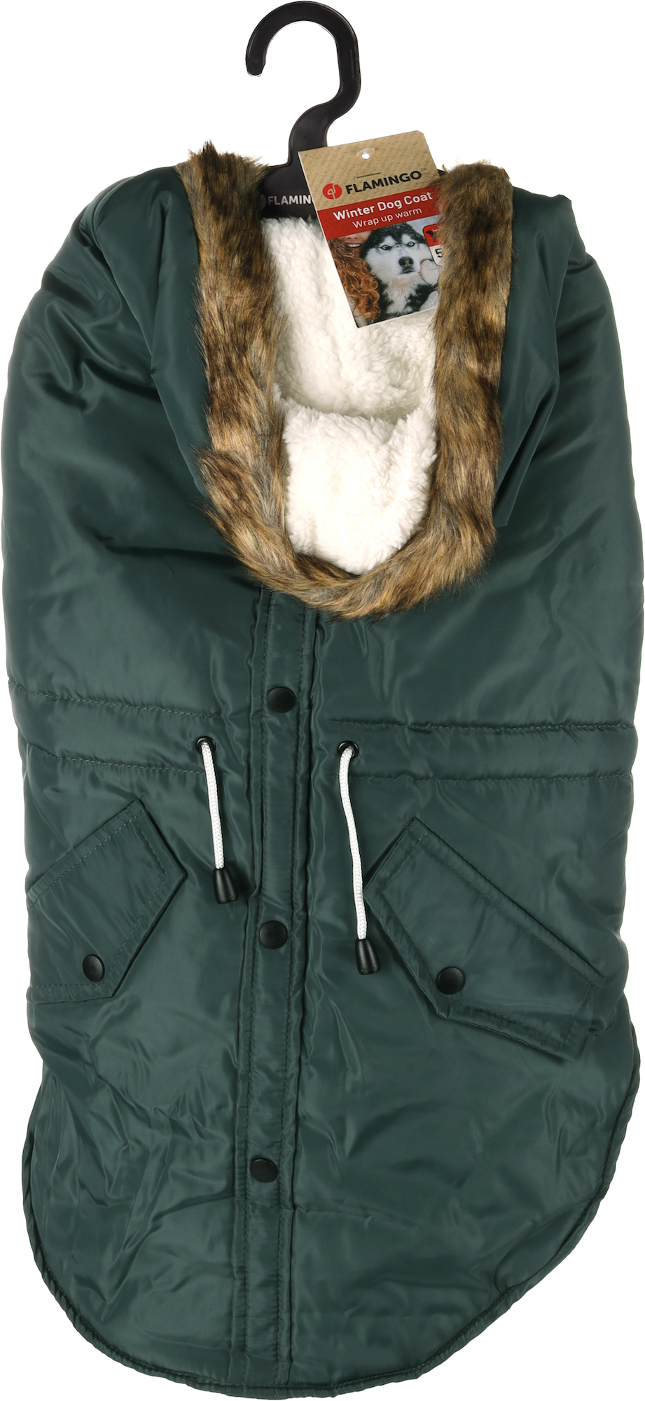 Flamingo Winter coat Kimo Green