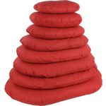 Coussin Firenze Ovale Rouge