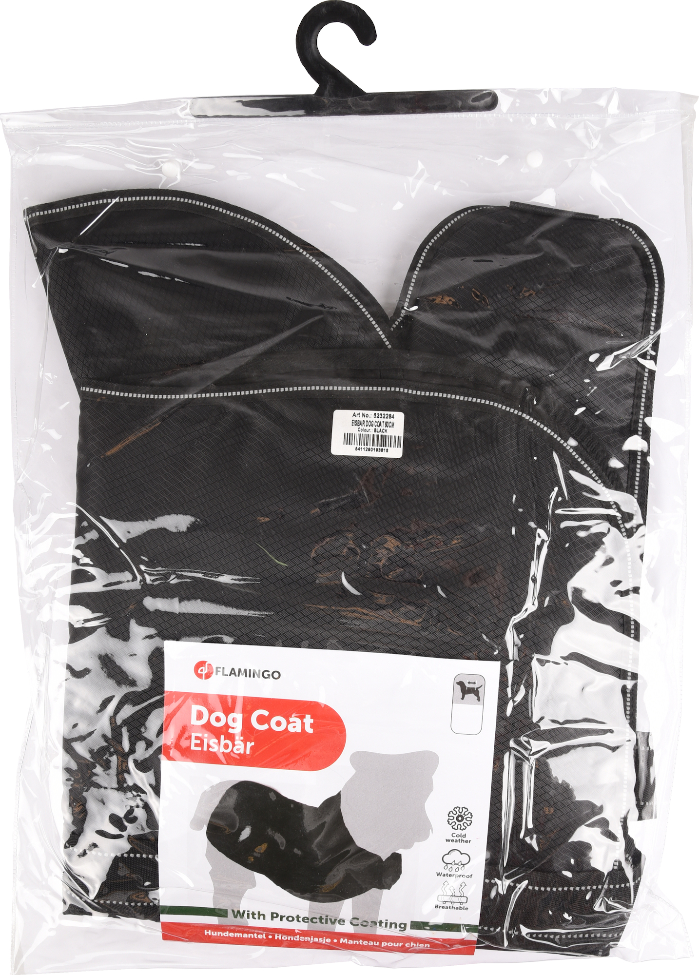 Flamingo Wintermantel Eisbär Schwarz