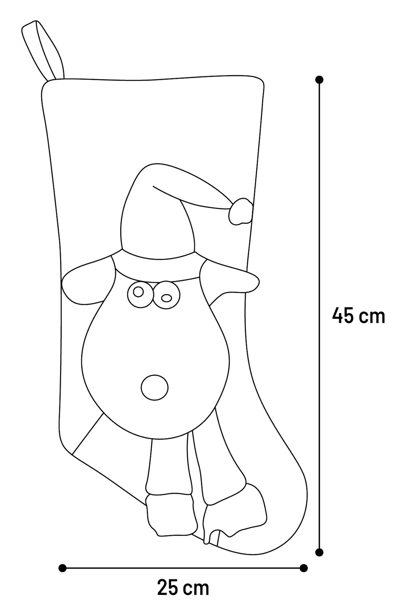 Flamingo Christmas Toy Renda Reindeer Sock Multiple colours 