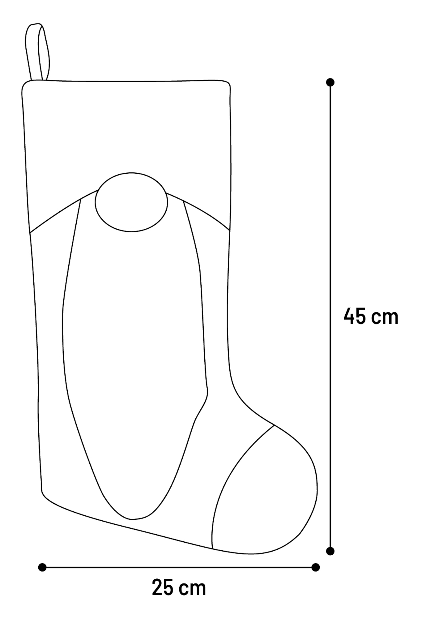 Flamingo Christmas Toy Barda Gnome Sock Multiple colours 