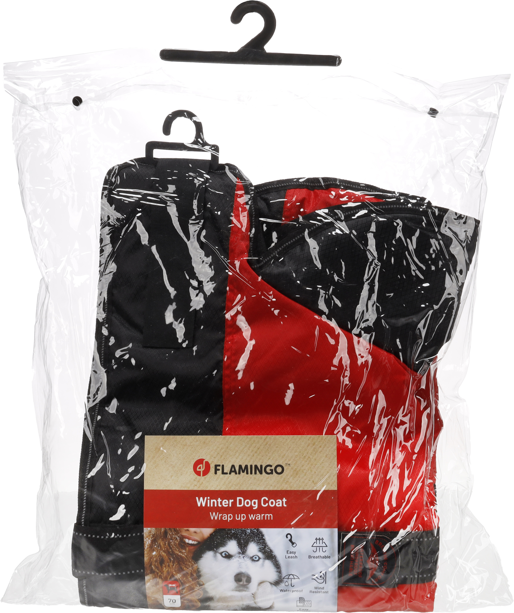 Flamingo Winterjas Eisbär Rood