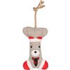 Kerst Speelgoed Beto Meerdere uitvoeringen Beer, Been Beige, Wit, Rood Chevron patroon
