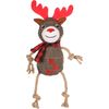 Kerst Speelgoed Beta Meerdere uitvoeringen Rendier Bruin, Zwart, Wit, Rood Chevron patroon, Tekst
