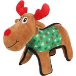 Christmas Toy Quilty Reindeer Brown 