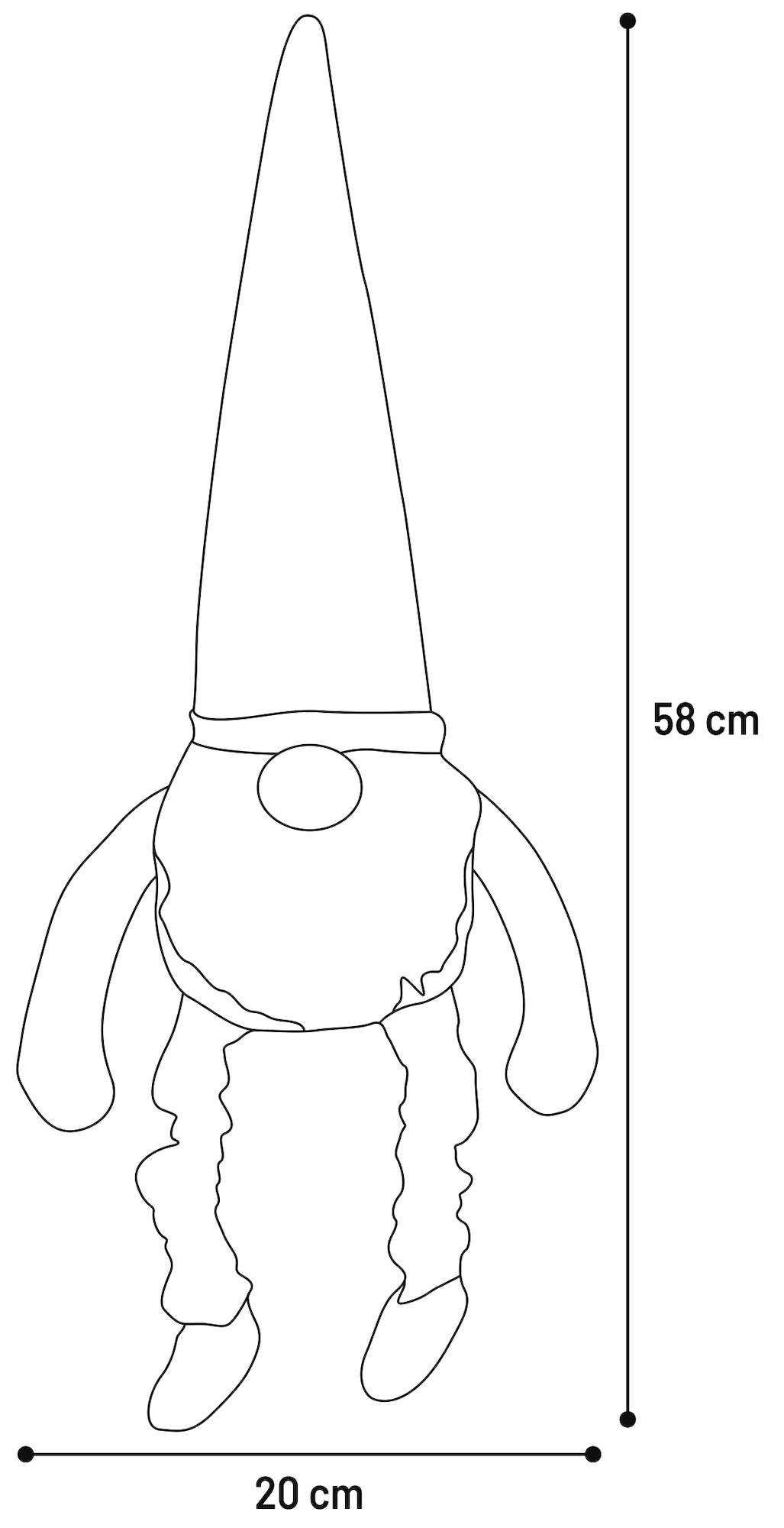 Flamingo Christmas Toy Bardo Gnome Red 