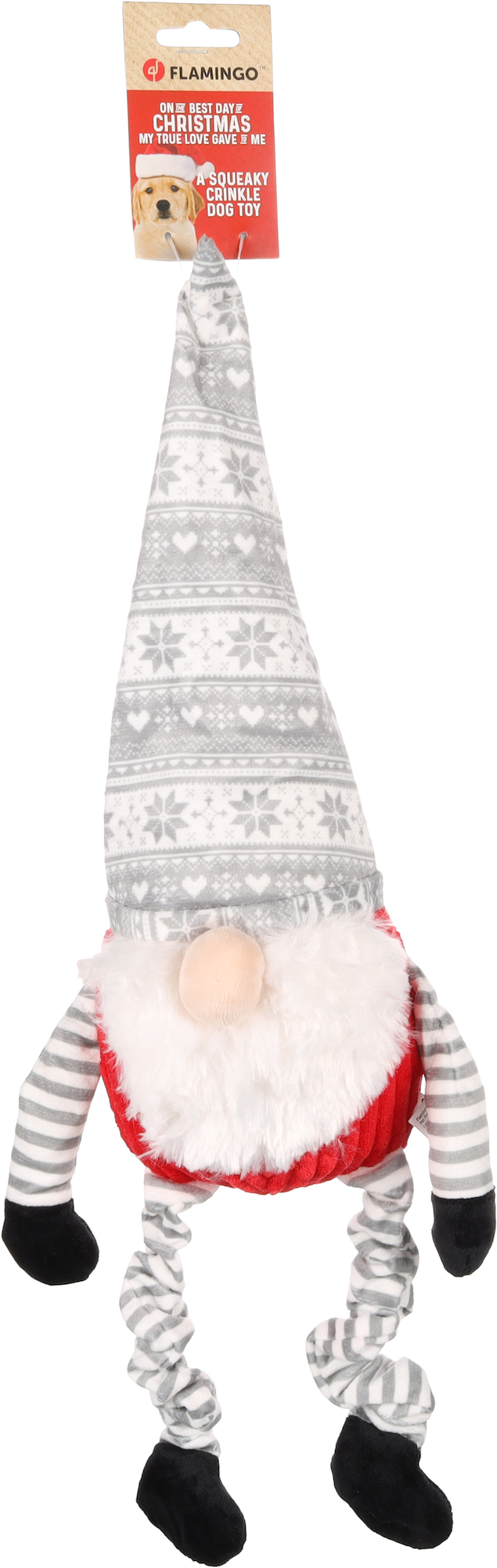Flamingo Christmas Toy Bardo Gnome Red 